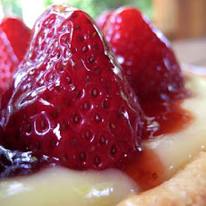 Strawberry Lemon Curd Tart