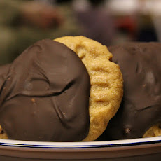 Dipped Peanut Butter Cookies