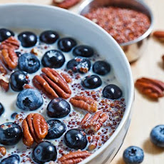 Quinoa Porridge with Blueberries and Pecans