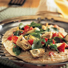 Grilled Salad Pizza