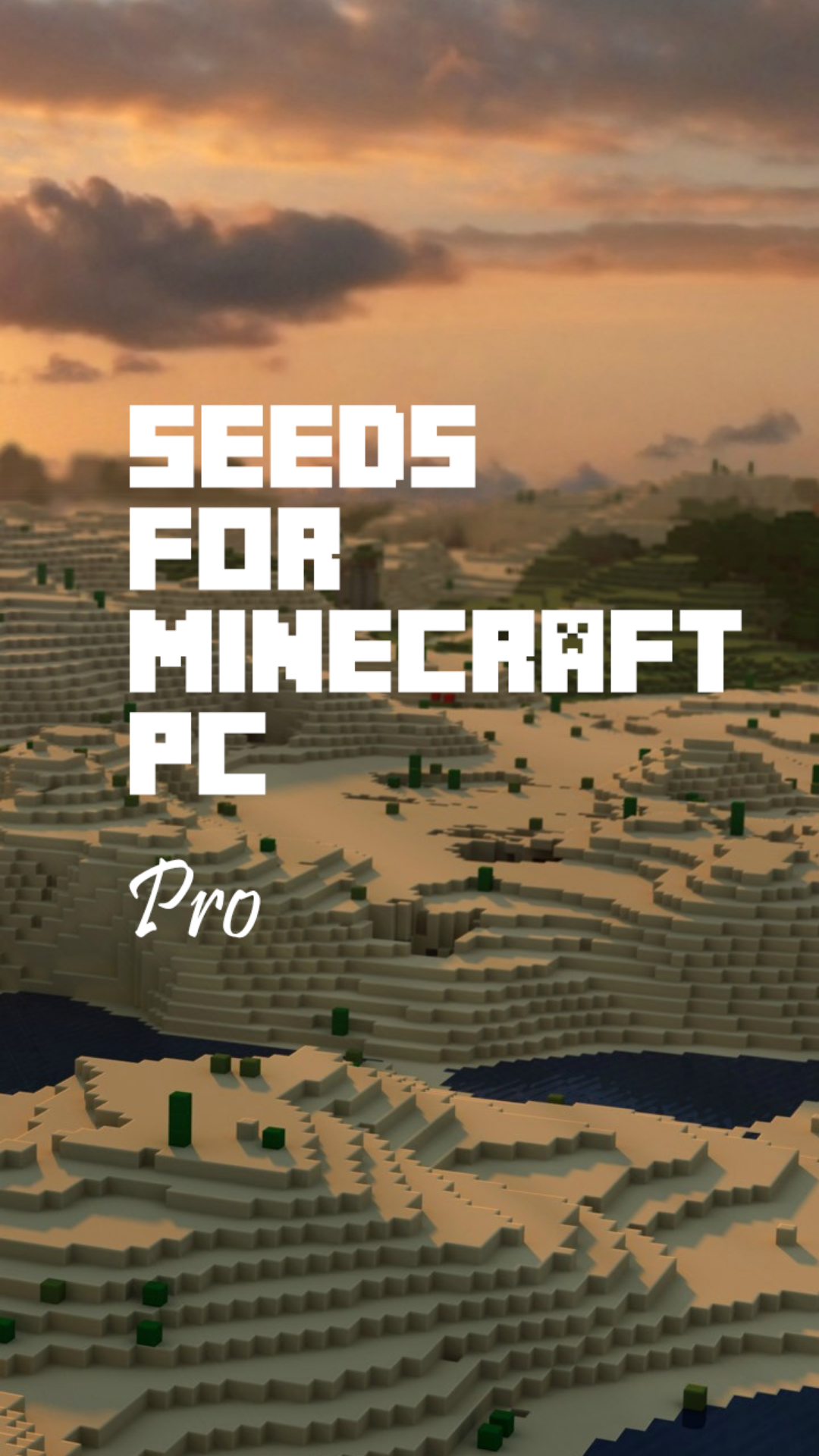 Android application Seeds for Minecraft PC PRO screenshort