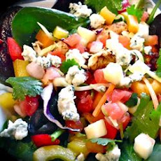Chicken Mango Salsa Salad with Chipotle Lime Vinaigrette