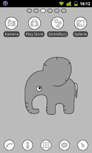 Elephant Theme GO Launcher EX