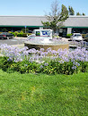 Fountain and Flowers 