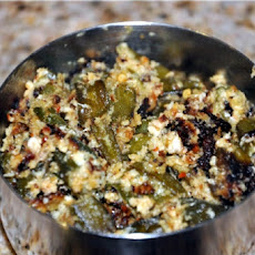 Okra With Coconut (Masala Bhindi Sabji)