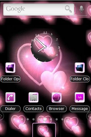 Pink Hearts Theme PANDAHOME