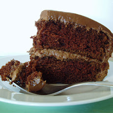 Daredevil's Food Cake with Mocha Buttercream Icing