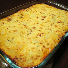 Cheesy Spinach and Beef Casserole