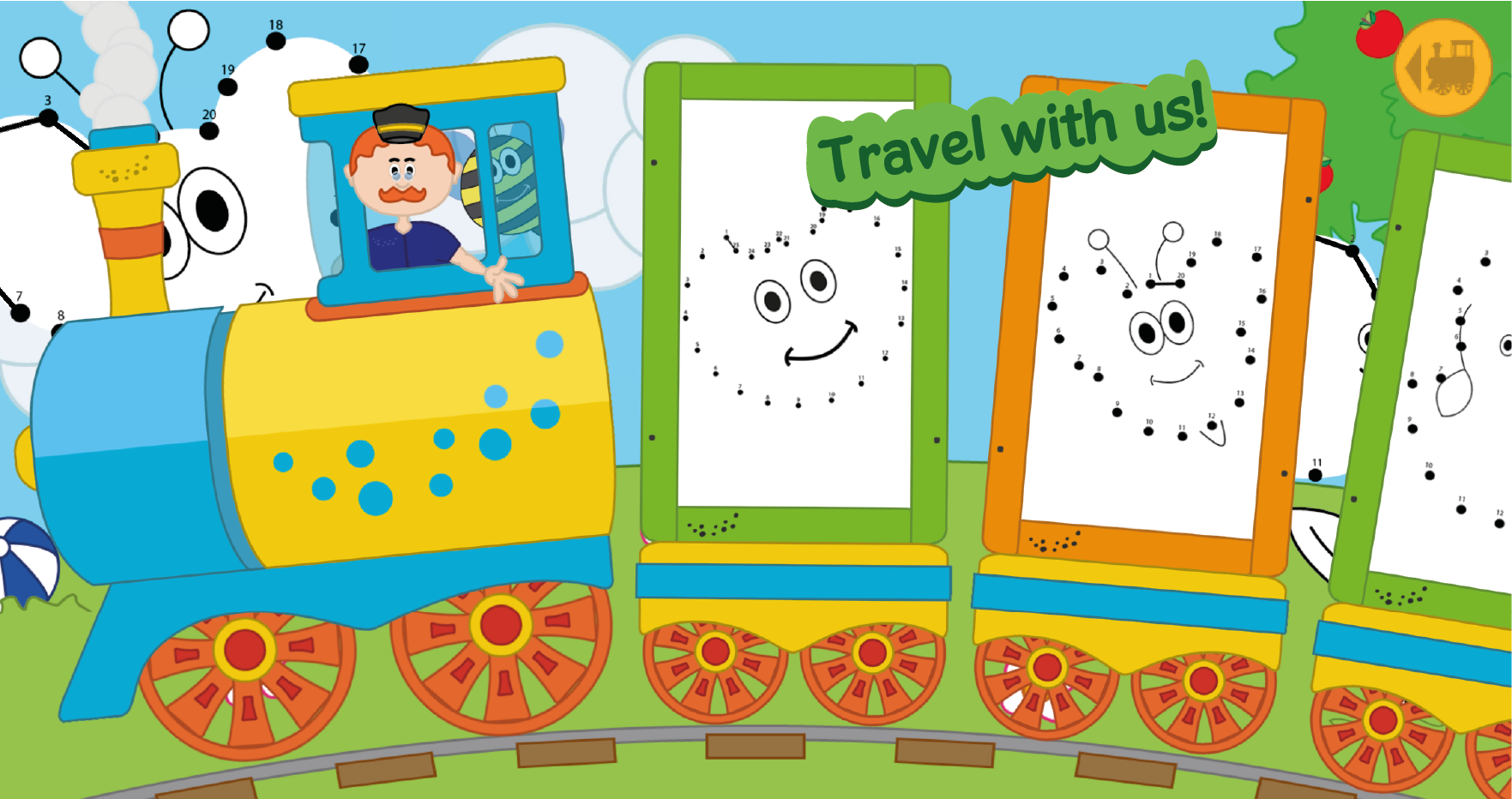 Android application Kids Connect The Dots Game screenshort