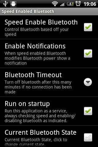 Speed Enabled Bluetooth Trial