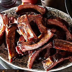 Paprika-and-Ancho-Rubbed Smoked Baby Back Ribs