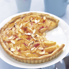 Honey-Glazed Peach Tart with Mascarpone Cream
