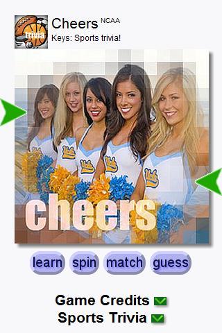 cheerleaders-college-keys for android screenshot