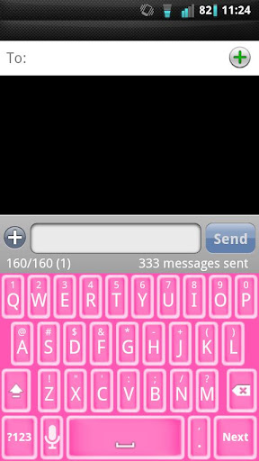 Cute Pink Keyboard Skin