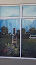 Wine Window Mural