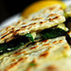 Spinach and cheese gozleme