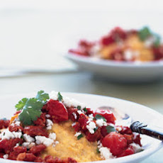 Breakfast Polenta with Chorizo and Queso Fresco