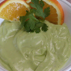 Chilled Avocado Orange Soup