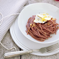 Red Wine Pasta with Romano