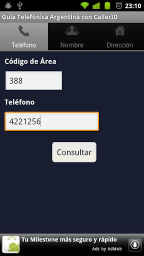 Guía Telefónica Arg CallerID