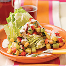 Strawberry-Pineapple Iceberg Wedges