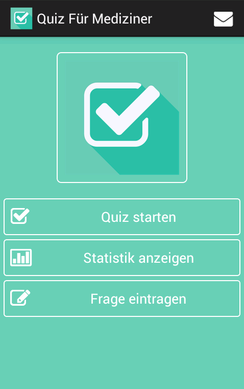 Android application Quiz für Mediziner screenshort