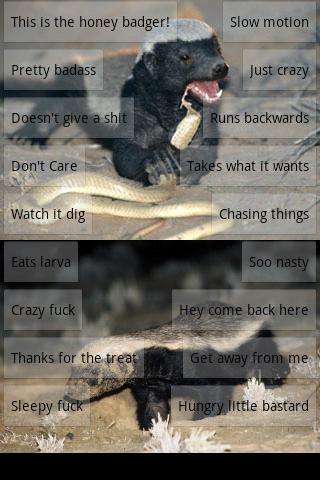 Honey Badger Soundboard