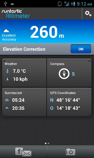 Runtastic Altimeter PRO 고도계