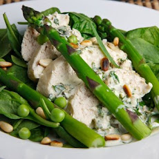 Chicken and Asparagus Salad with Creamy Tarragon Dressing