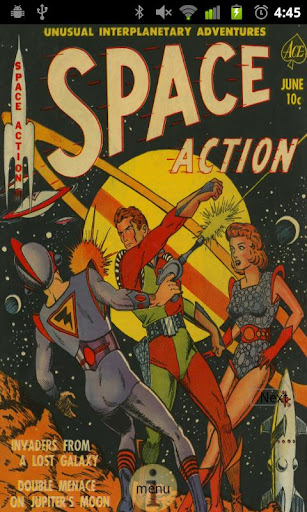 Space Action Comic Book 1