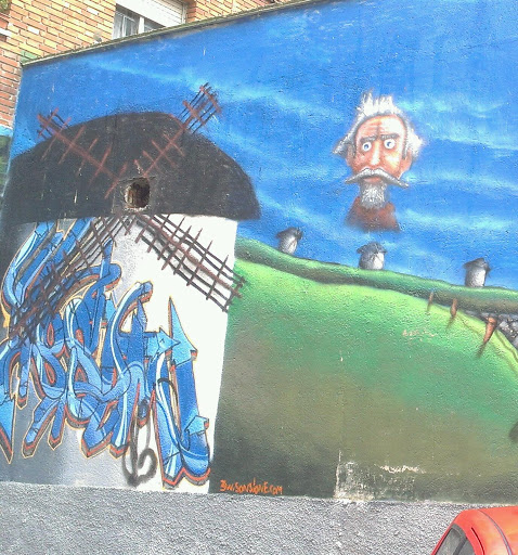 Leganés, Graffiti Molino De Don Quijote 