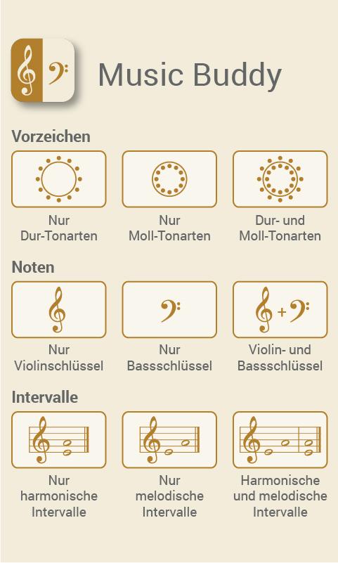 Android application Learn to read music notes and key signatures screenshort