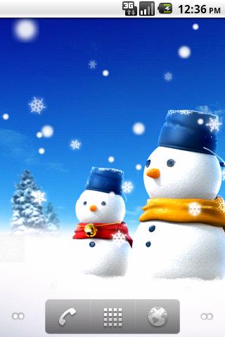 SNOWMAN LiveWallpaper