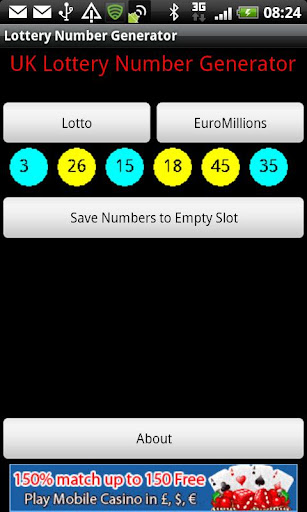 UK Lottery number generator