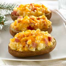 Twice-baked Potatoes With Ham