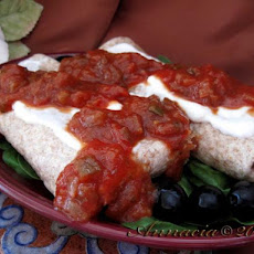 Completely Inauthentic Chicken Burritos
