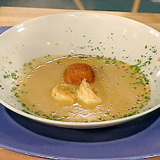 Shrimp Bisque with Shrimp Boulettes