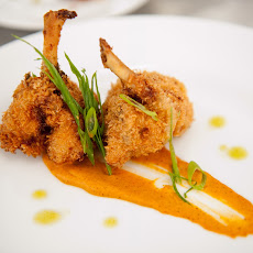 Coconut Chicken Lollipops with Tropical Ketchup and Anaheim Chile Sauce