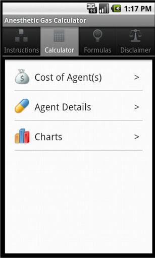 Anesthetic Gas Calculator