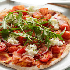 Vegan Pizza - Curry, Sweet Potato, and Rocket