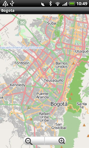 Bogota Street Map