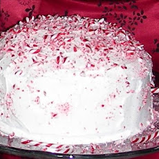 Chocolate Candy Cane Cake