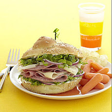 Salami and Swiss Hoagies