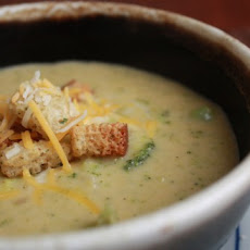 Broccoli Cheddar Ale Soup
