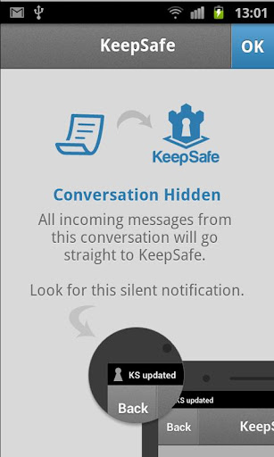 Hide SMS - private text vault