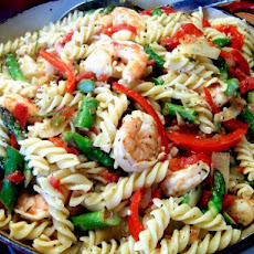 Beverage Gang Dedication Shrimp, Pasta, and Asparagus Supreme