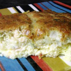 Impossible Salmon Pie