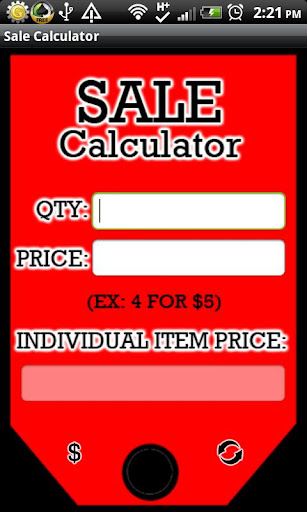 Sale Calculator