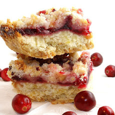 Cranberry and White Chocolate Streusel Bars
