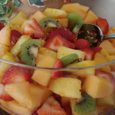 Lime-Ginger Syrup for Fruit Salads (Weight Watchers)